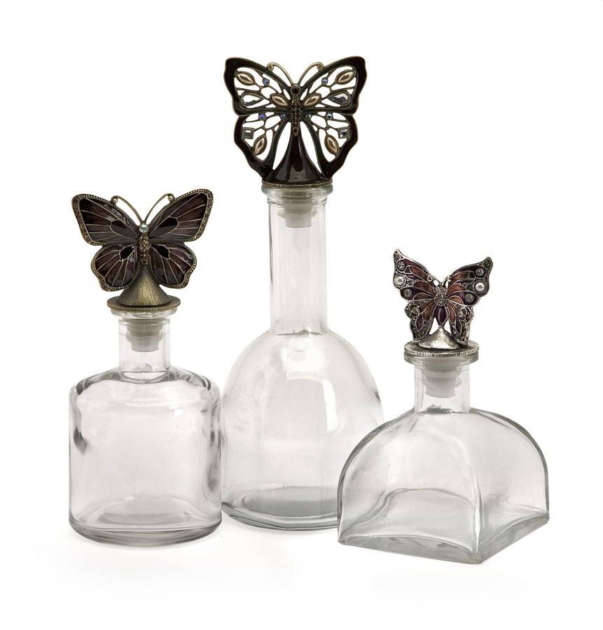 IMAX Butterfly Bottles - Set of 3