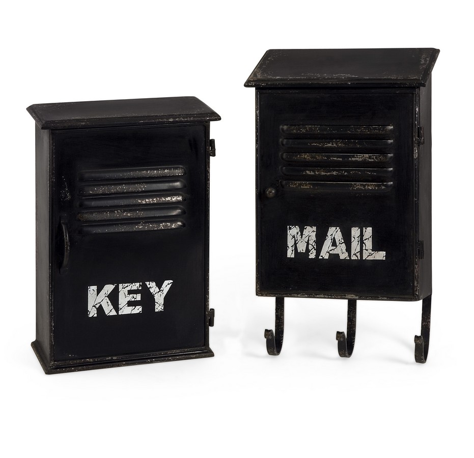 IMAX Alastor Key and Mail Boxes - Set of 2