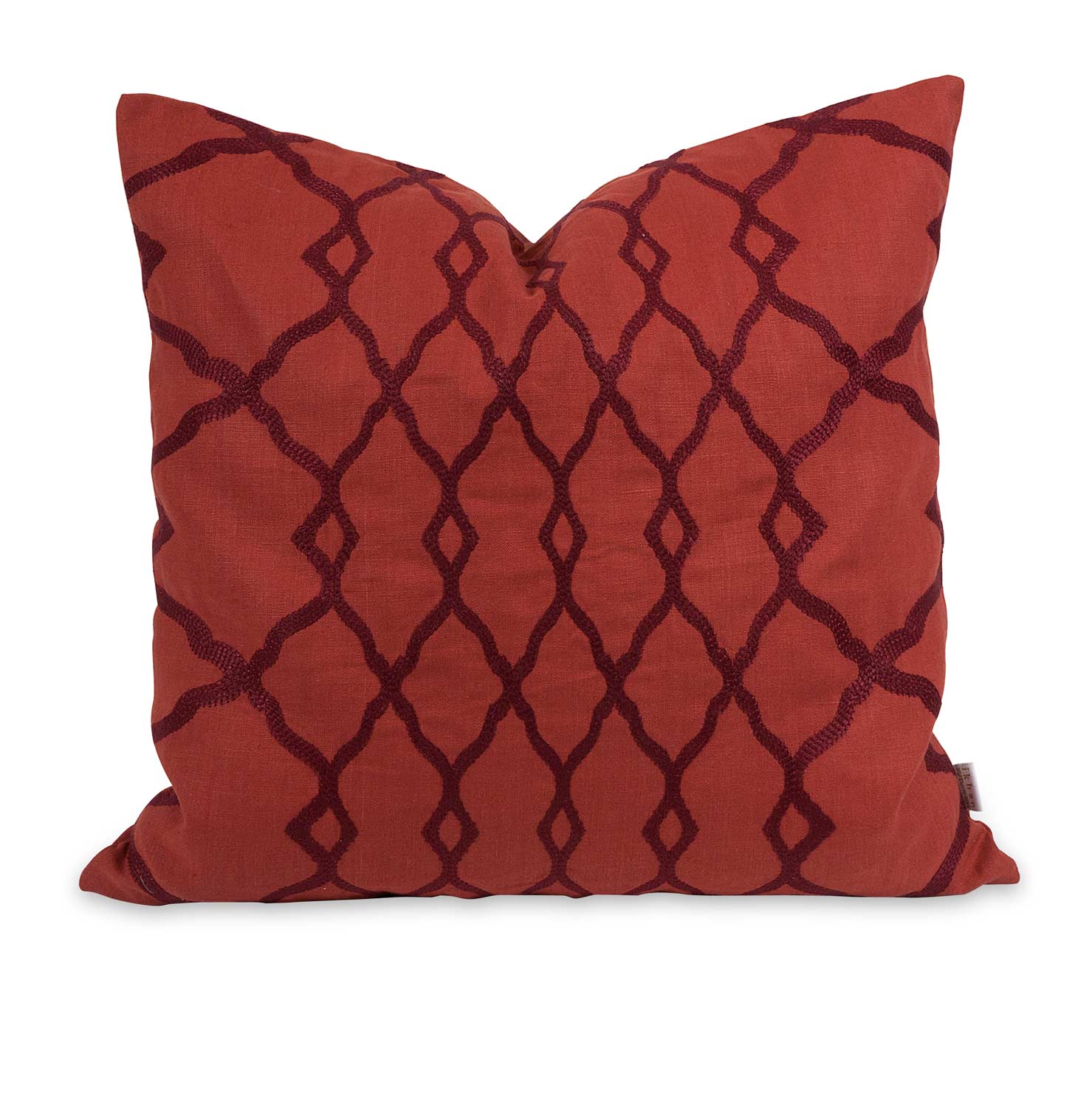 IMAX Ik Dyani Embroidered Pillow with Down Insert