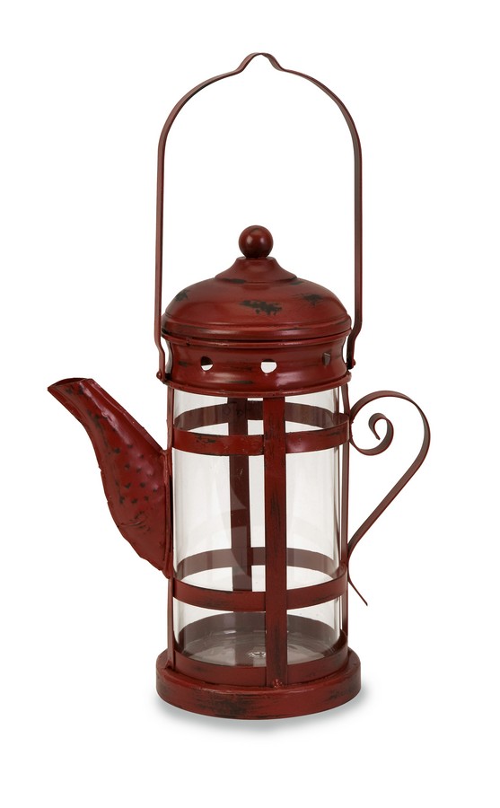 IMAX Red Teapot Lantern