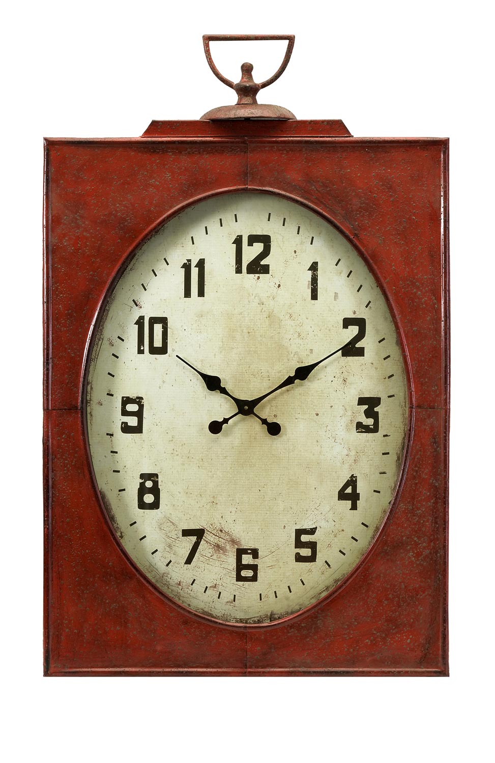 IMAX Carnen Oversized Red Wall Clock