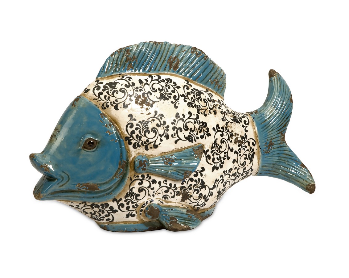 IMAX Bates Ceramic Fish