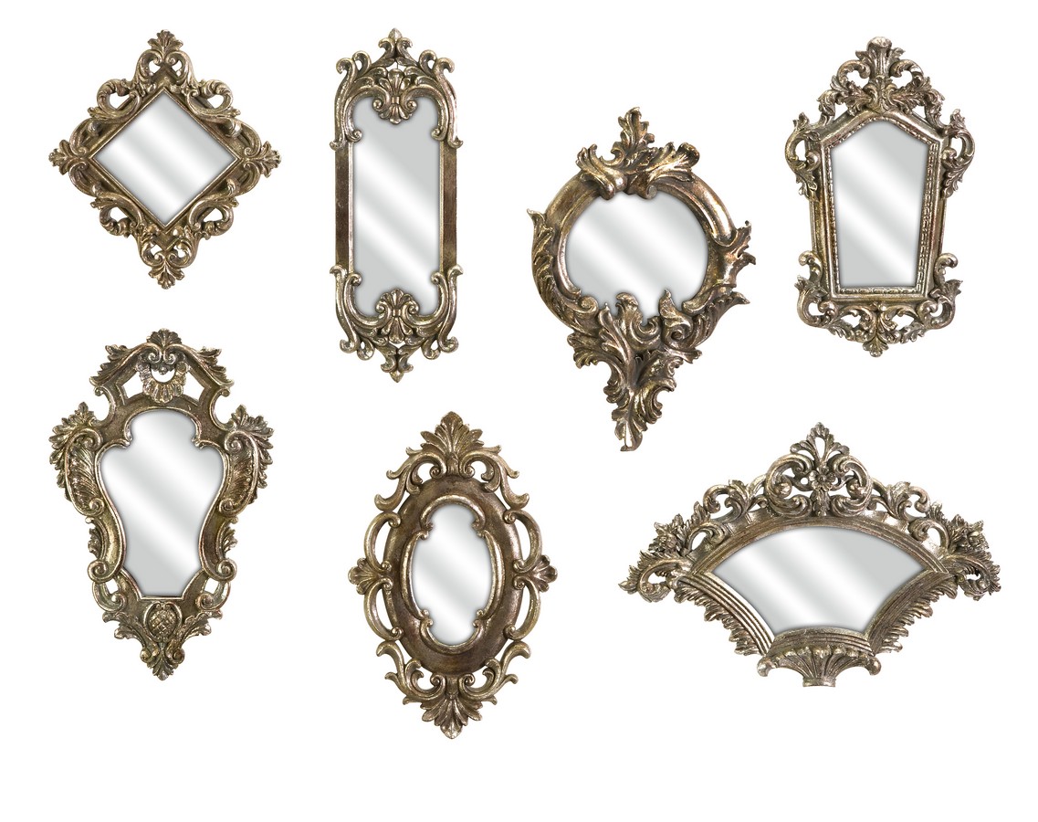 IMAX Loletta Victorian Inspired Mirrors - Set of 7