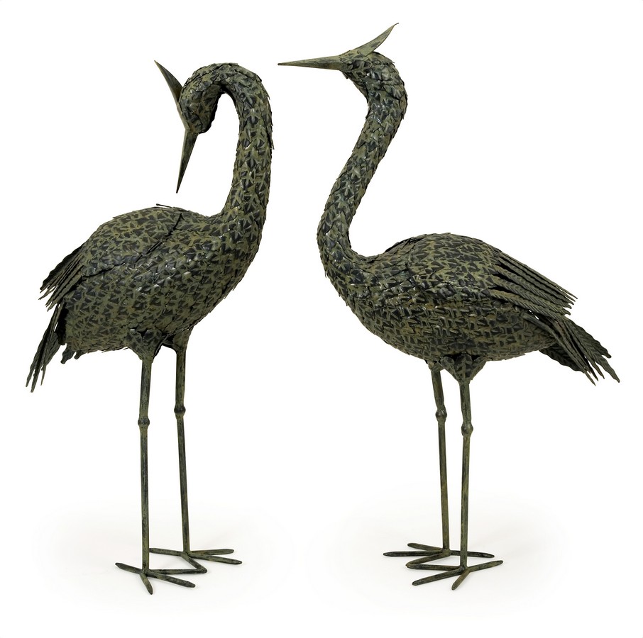 IMAX Metal Coastal Birds - Set of 2