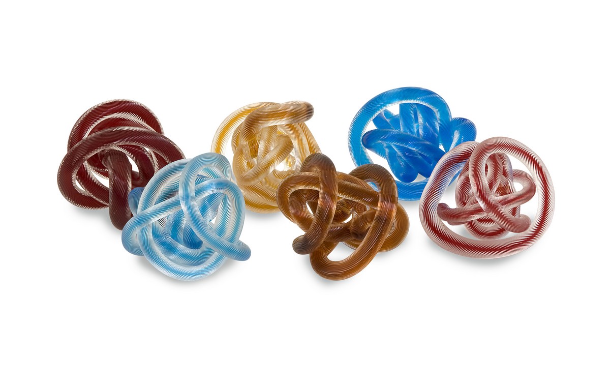 IMAX Glass Rope Knots - Set of 6