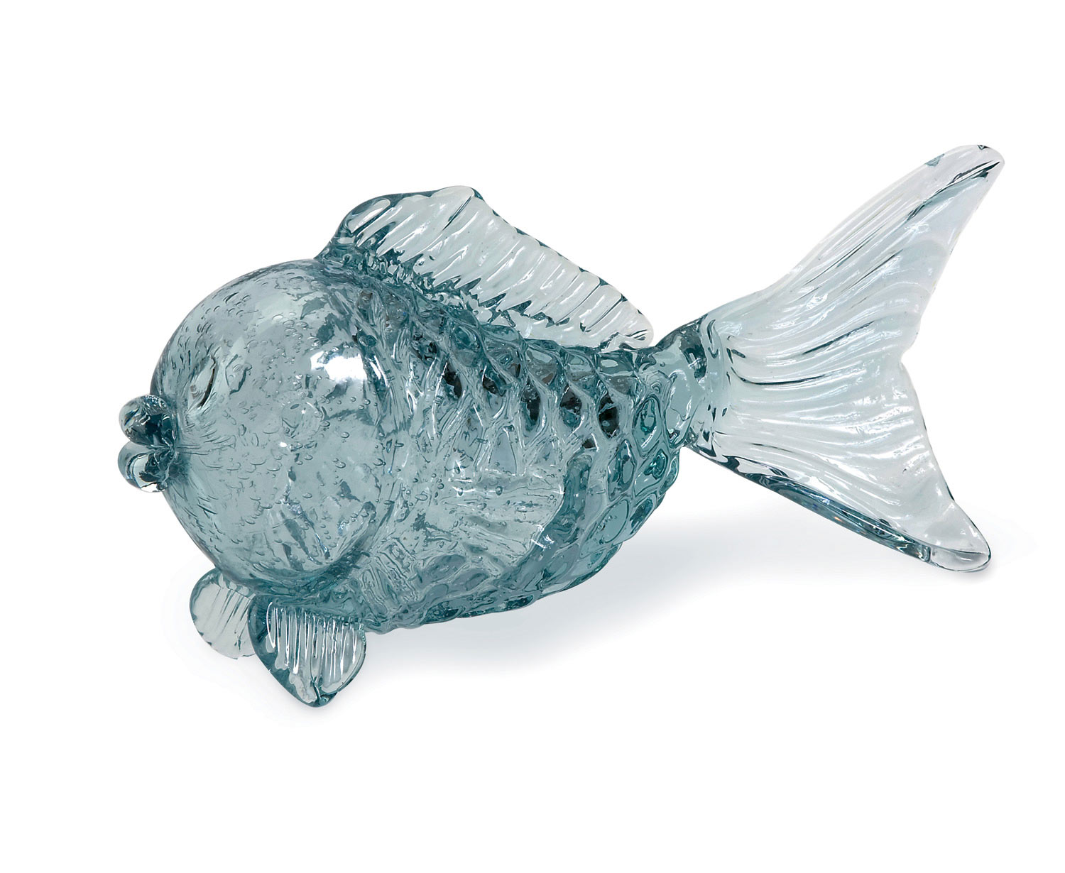 IMAX Pisces Glass Fish Tabletop Statuary