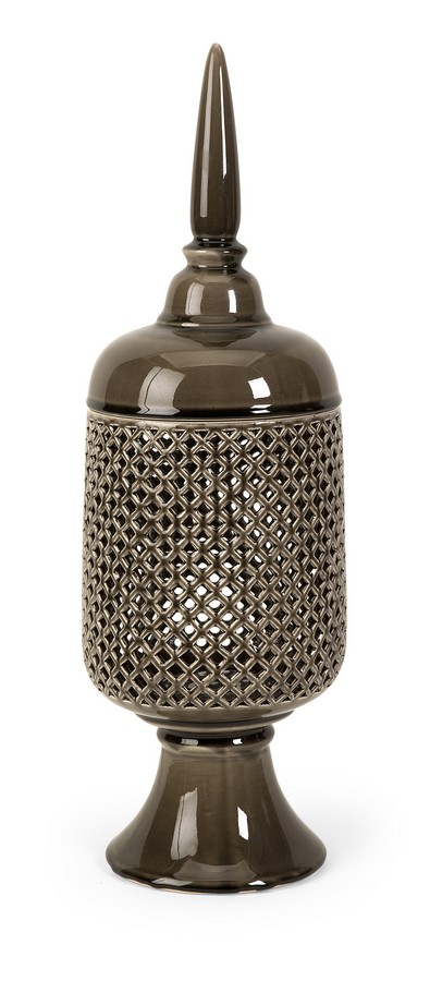 IMAX Polard Large Cutwork Canister with Lid