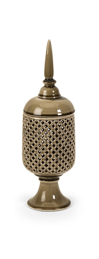 IMAX Polard Small Cutwork Canister with Lid