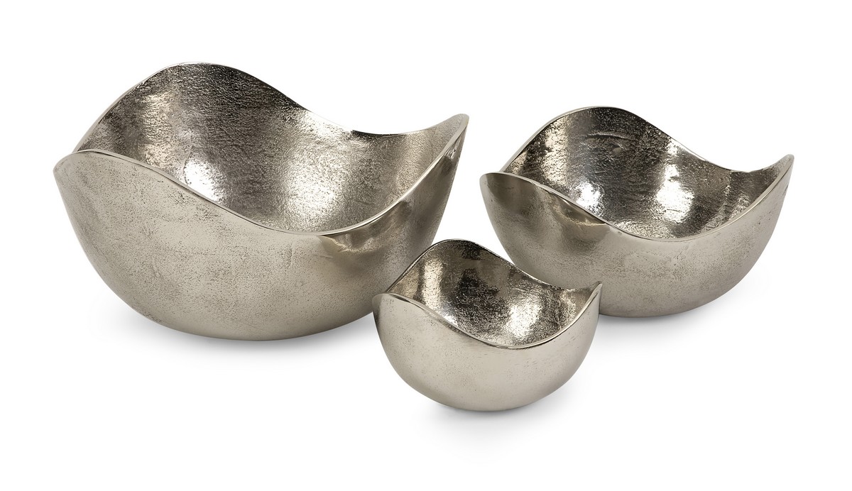 IMAX Lindi Aluminum Bowls - Set of 3