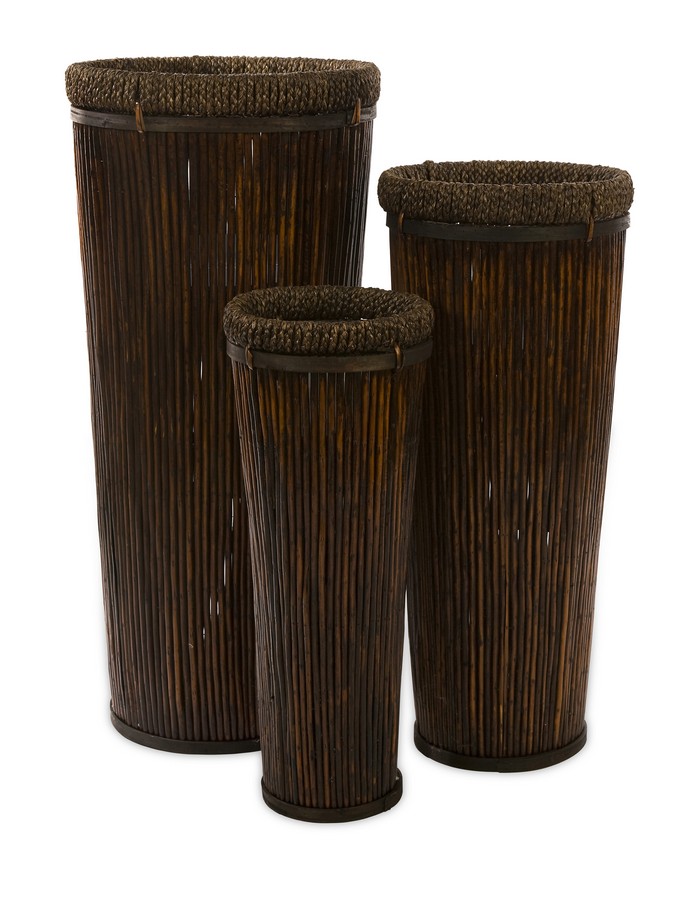 IMAX Langham Tall Willow Planters - Set of 3