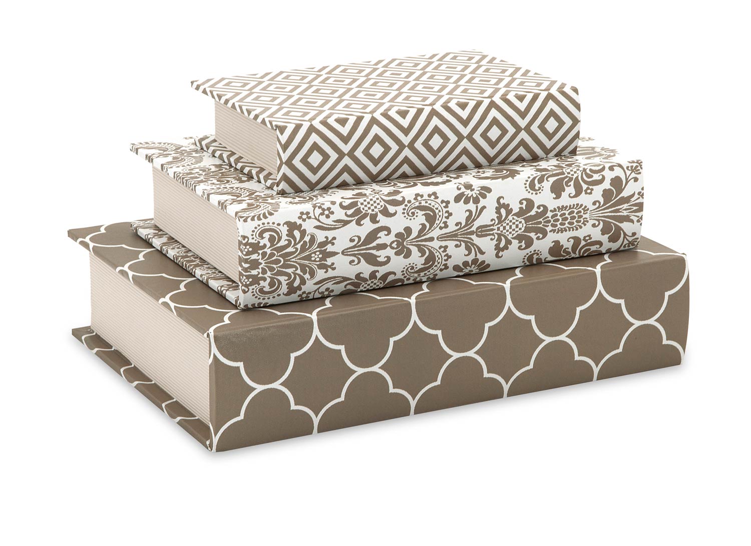 IMAX Essentials Book Boxes - Taupe