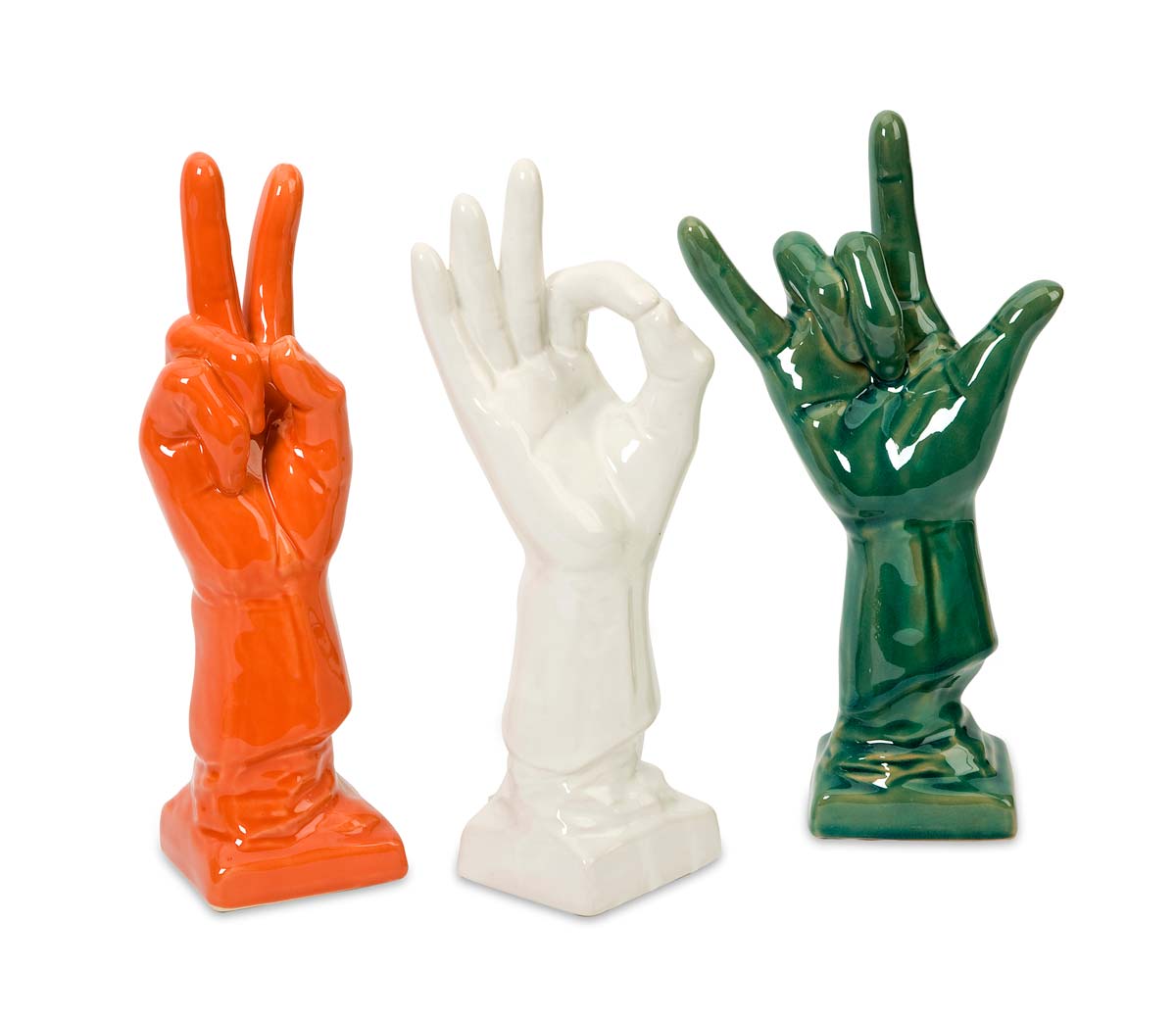 IMAX Cohen Ceramic Hands - Set of 3