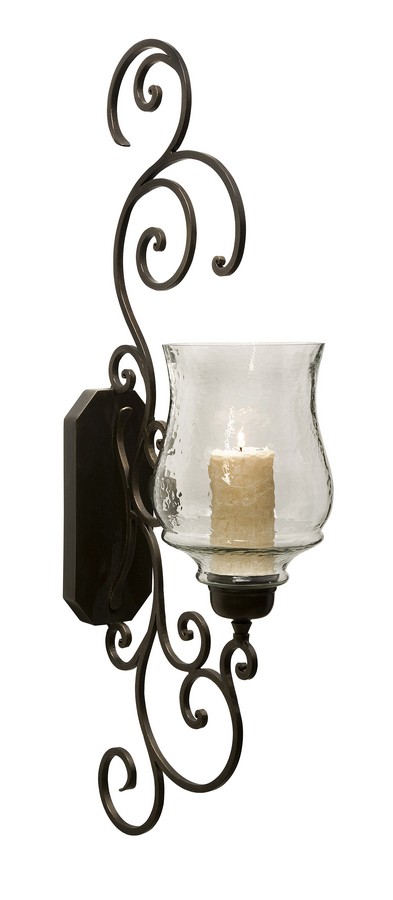 IMAX Angelina Grand Scrollwork Candle Sconce