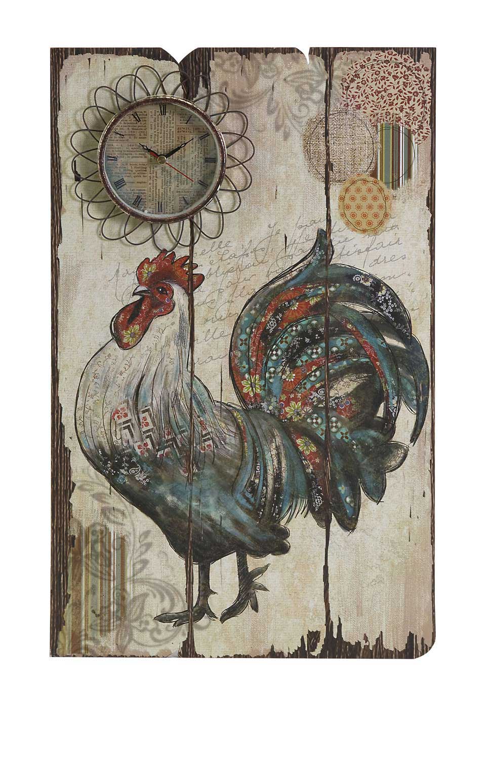 IMAX Boone Rooster Clock