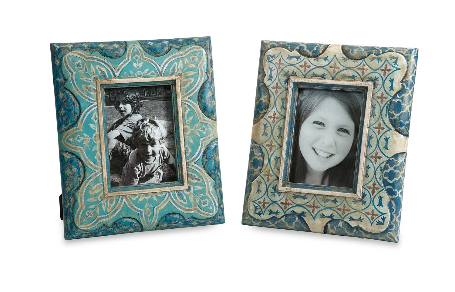 IMAX Haani Hand Painted Frames - Set of 2