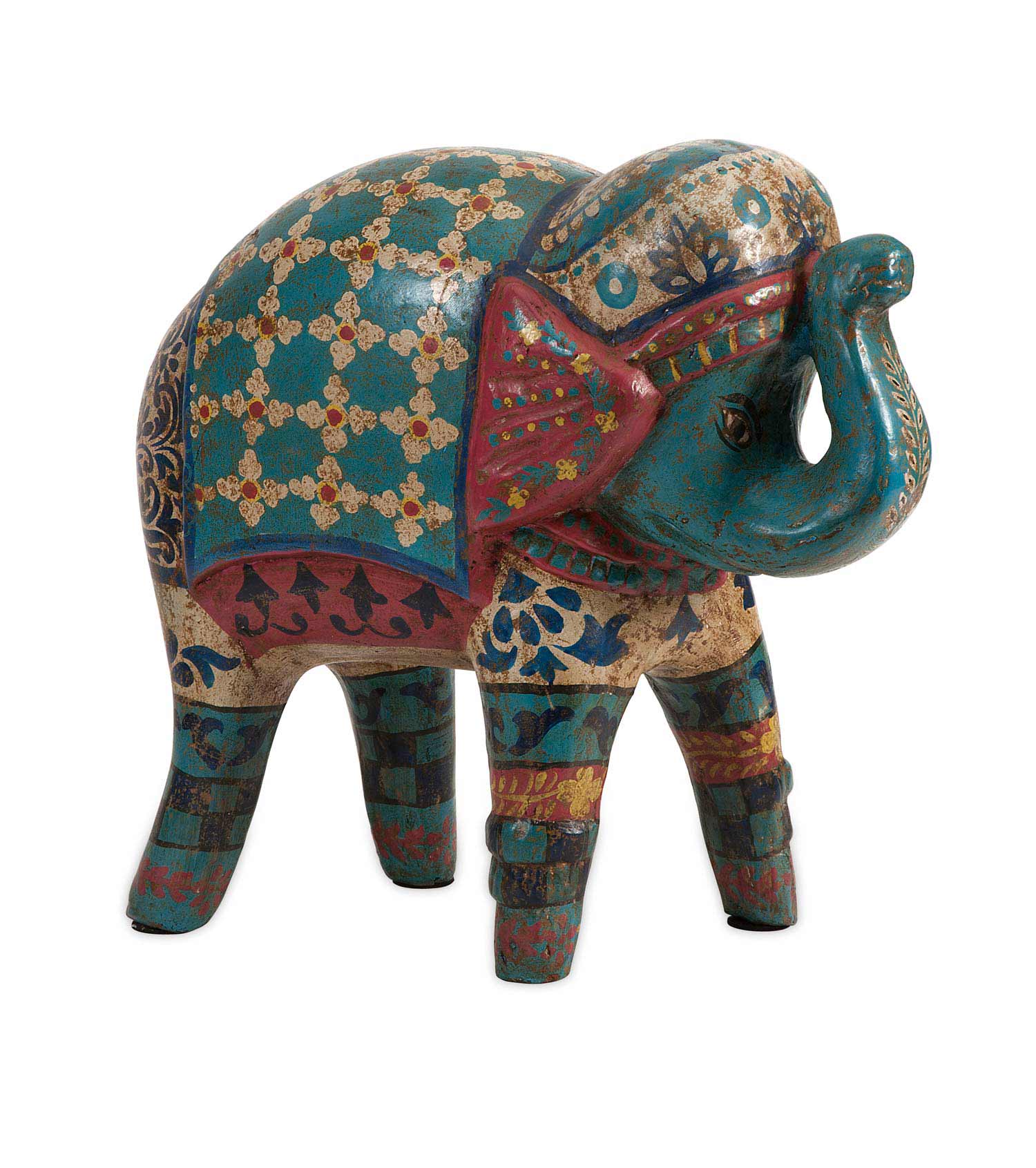 IMAX Indigo Hand Painted Elephant
