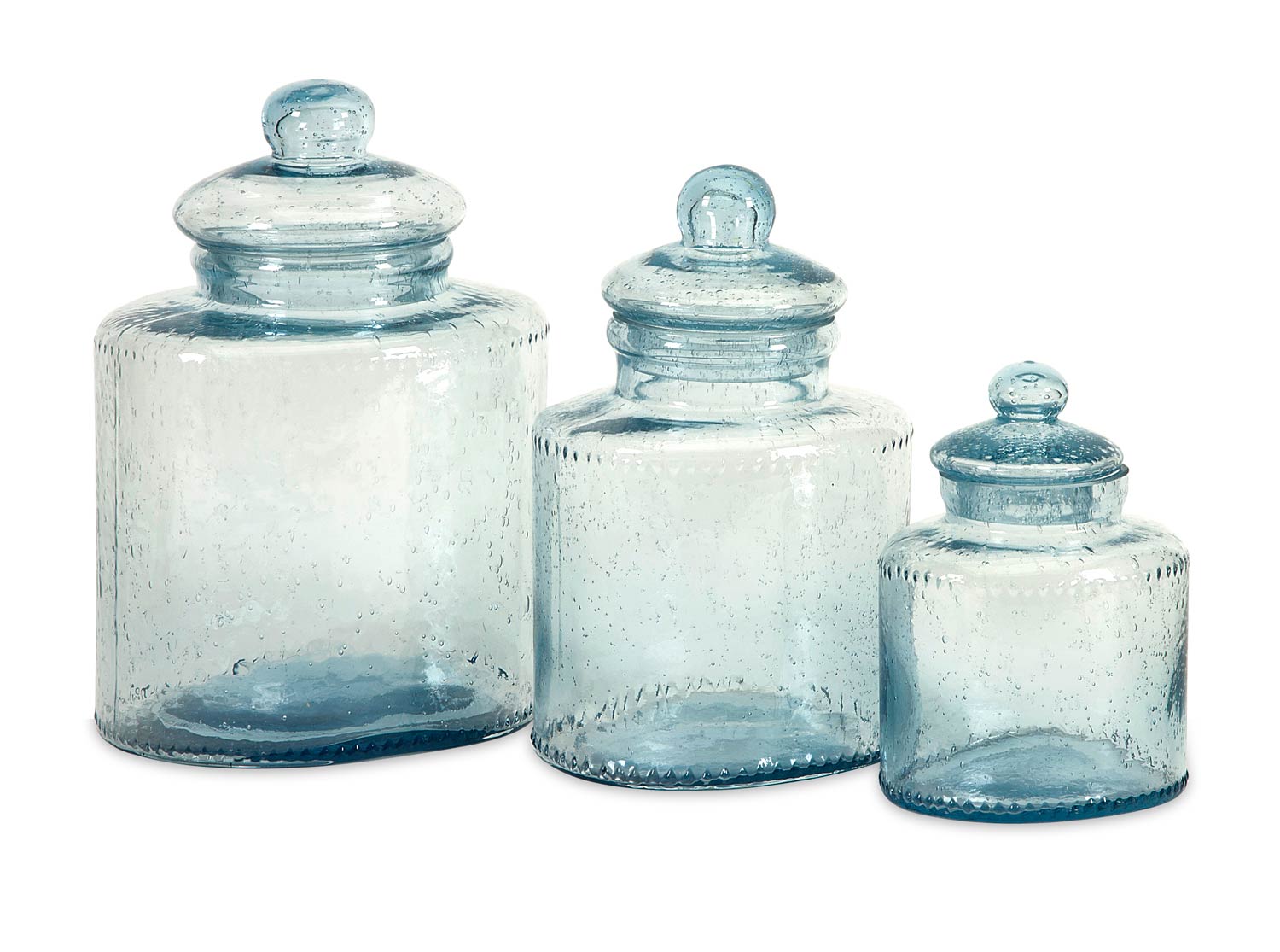 IMAX Cyprus Glass Canister - Set of 3
