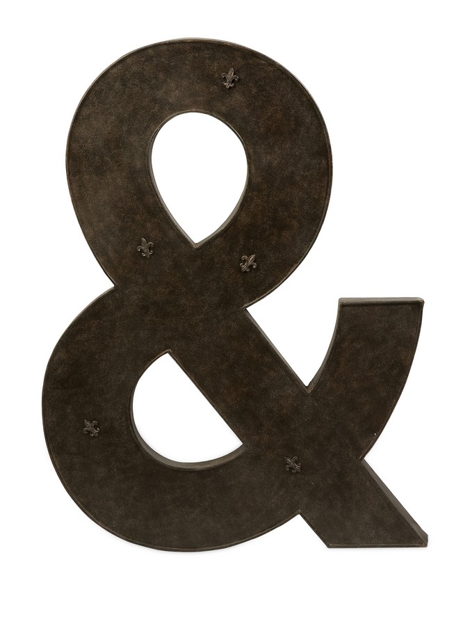 IMAX Ampersand Metal Magnet Board with Magnets