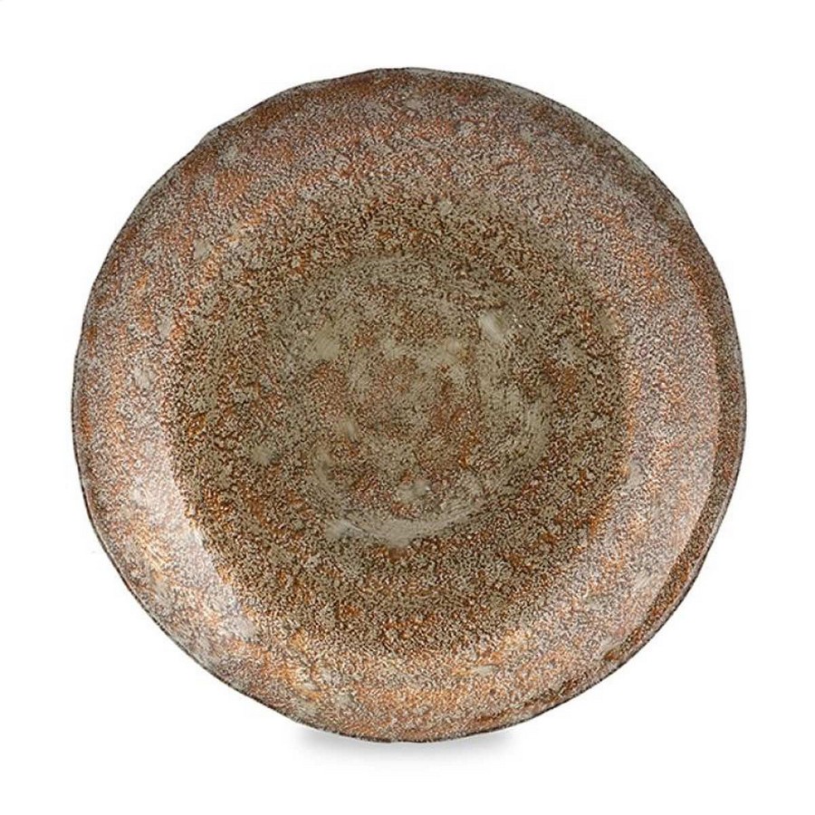 IMAX Copper Patina Glass Charger