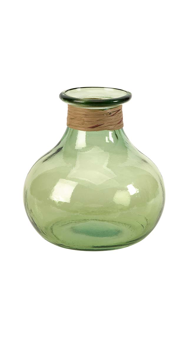 IMAX Angelico Small Recycled Glass Vase