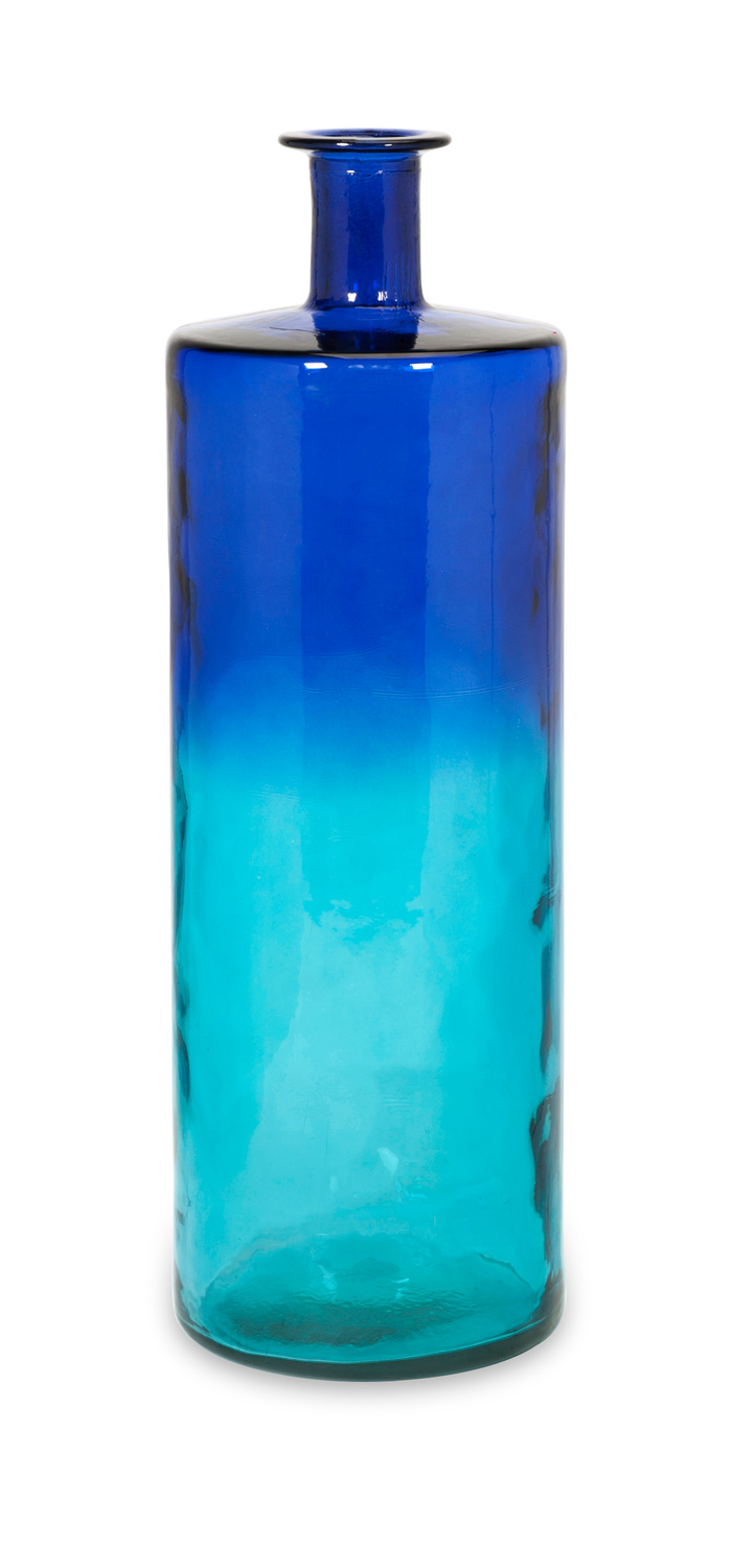 IMAX Luzon Tall Oversized Recycled Glass Vase
