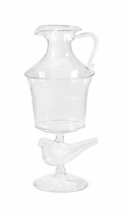 IMAX Lillian Small Borosilicate Glass Bird Pitcher