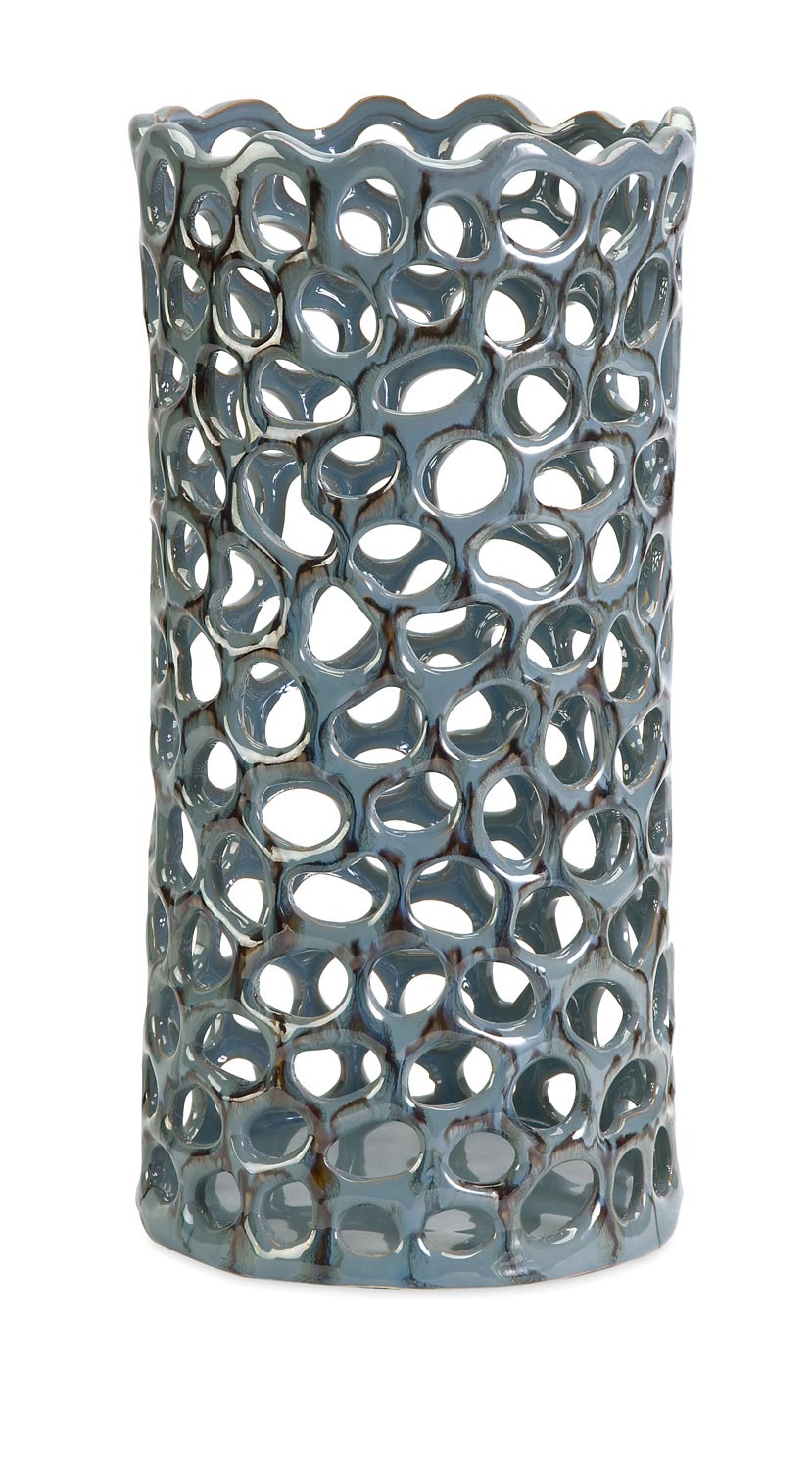 IMAX Noradic Large Cutwork Vase IM-87502 at Homelement.com