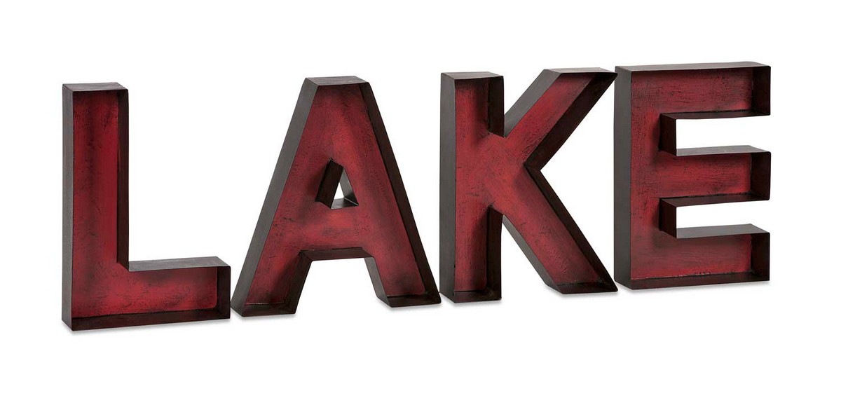 IMAX Lake Metal Wall Letters