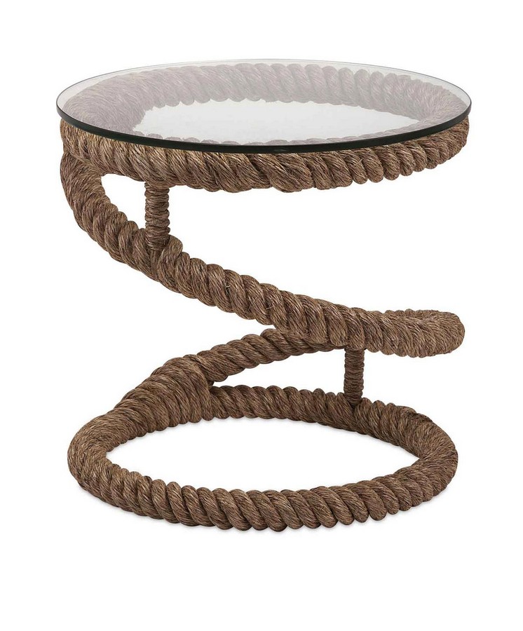 IMAX Bedford Jute Rope Accent Table