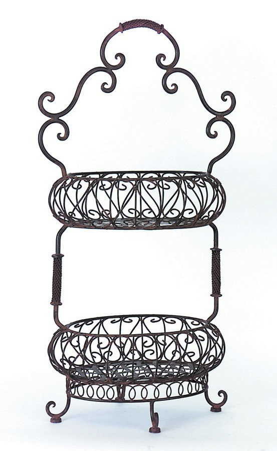 IMAX Two-Tiered Oval Baskets