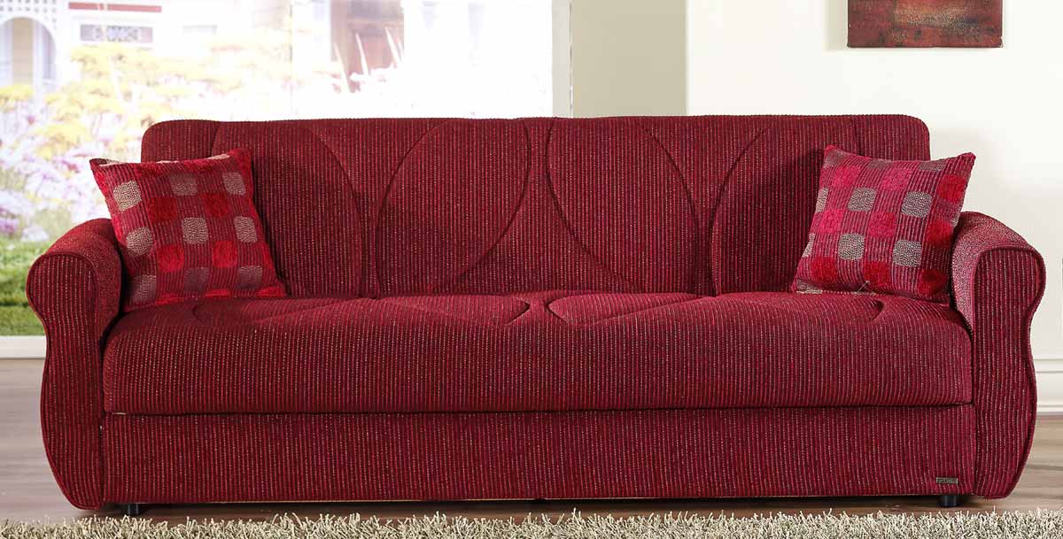 Istikbal Melody Sofa - Alfa Red 19524-S-Melo At Homelement.com