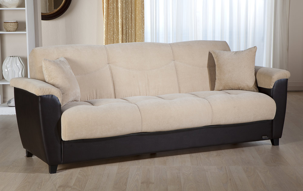 Istikbal Aspen Sleeper Sofa - Soft Cream