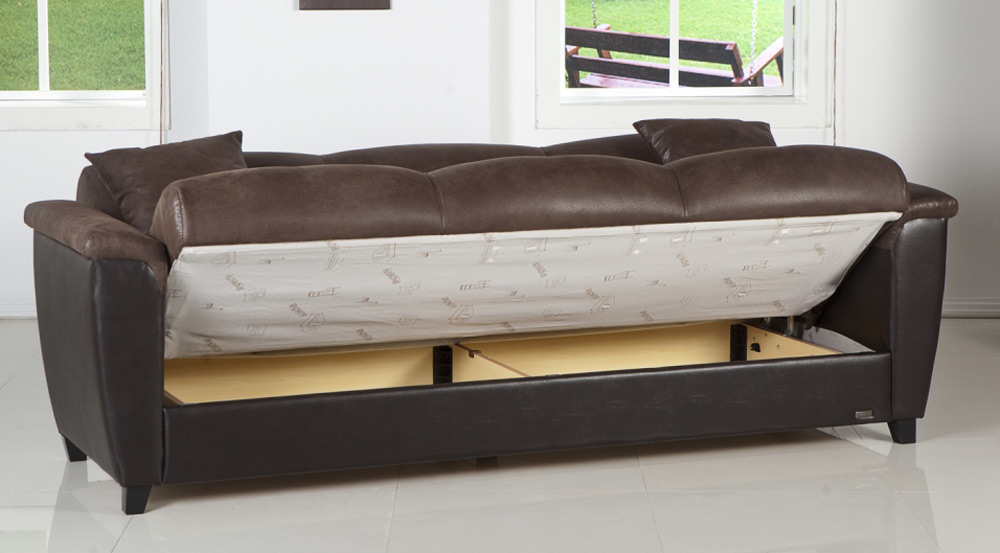 Istikbal Aspen Sleeper Sofa - Chocolate