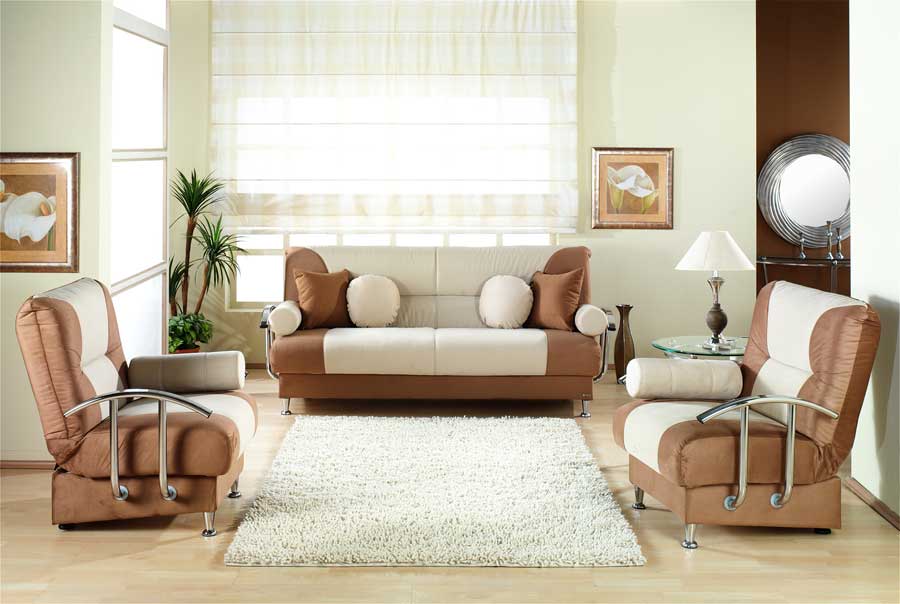 Istikbal Best Sofa Collection - Rainbow Beige-Brown