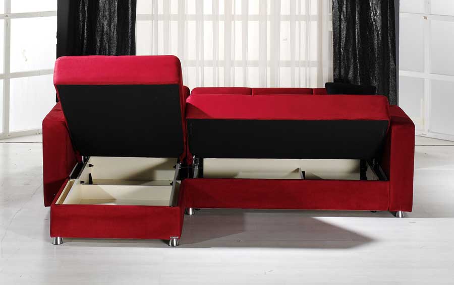 Istikbal Elegant Sectional - Rainbow Red