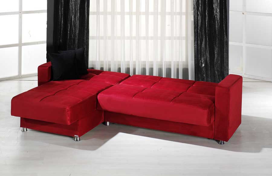 Istikbal Elegant Sectional - Rainbow Red