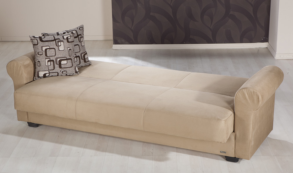 Istikbal Elita Sleeper Sofa Rainbow Dark Beige ElitaSN0140 at