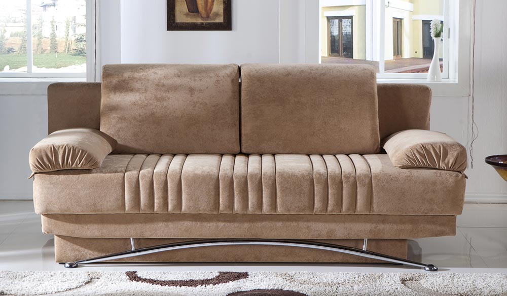 Istikbal Fantasy Sleeper Sofa Soft Brown FantasySA0217 at