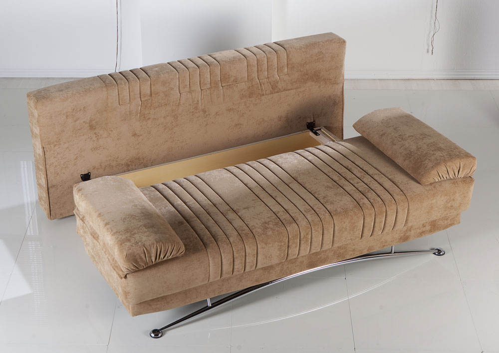 Istikbal Fantasy Sleeper Sofa Soft Brown FantasySA0217 at