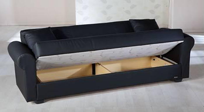 Istikbal Floris Sleeper Sofa - Escudo Black