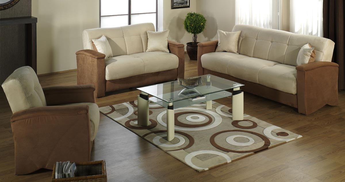 Istikbal Boston Sofa Rainbow Beige Brown N0135SBost at