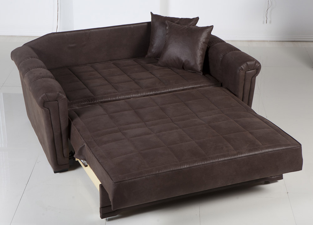 Istikbal Victoria Sleeper Love Seat - Chocolate Victoria-L-N0176 at ...