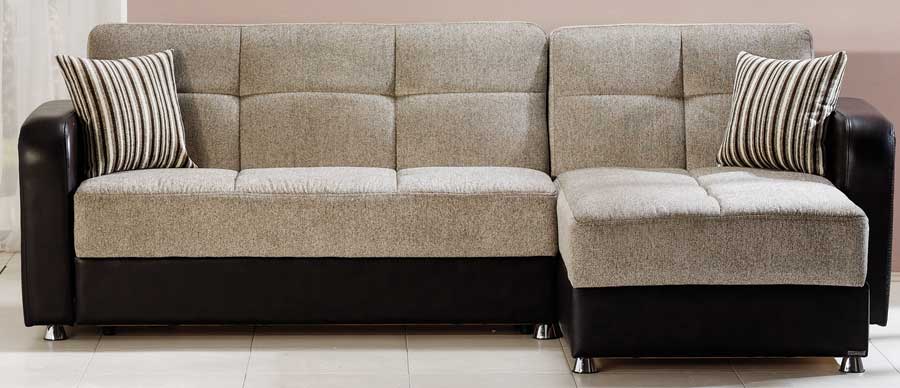 Istikbal Vision Sectional - Aristo Light Brown