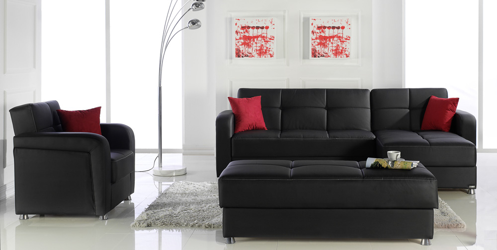 Istikbal Vision Sectional - Escudo Black