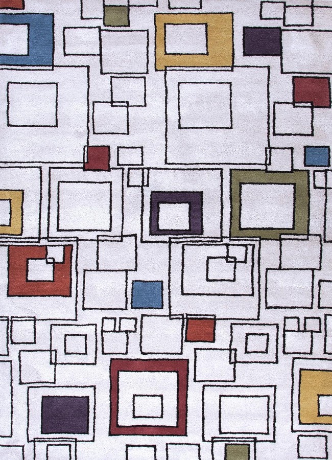 Jaipur Blue Square Deal BL55 Antique White Area Rug Jaipur Blue Square Deal BL55 Antique White Area Rug