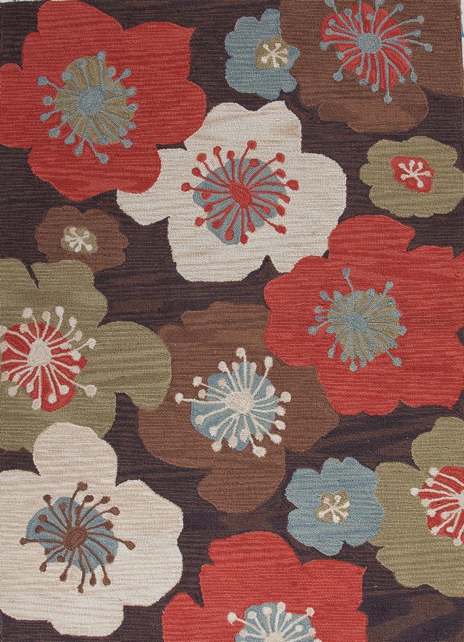 Jaipur Brio Poppy Field BR40 Coffee Area Rug Jaipur Brio Poppy Field BR40 Coffee Area Rug