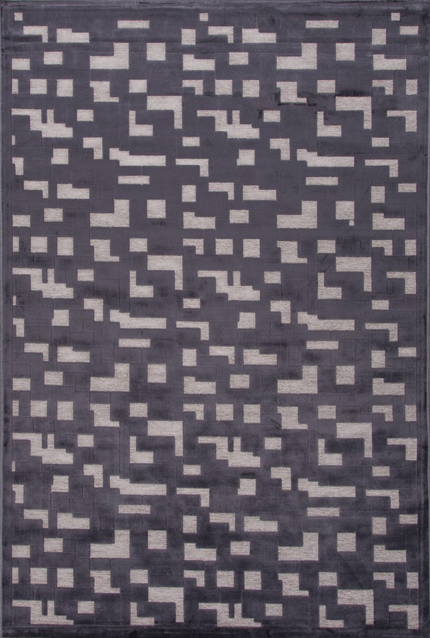 Jaipur Fables Pixel FB51 Chenille Gray Area Rug Jaipur Fables Pixel FB51 Chenille Gray Area Rug