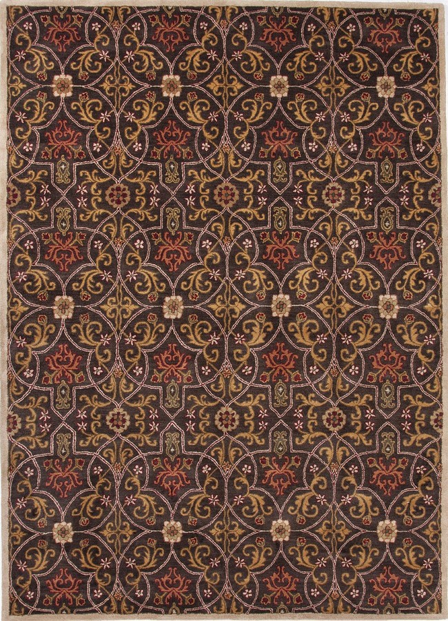 Jaipur Poeme Calais PM62 Black Coffee Area Rug