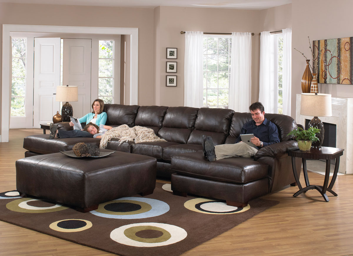 Jackson Lawson Sectional Sofa Set A - Godiva