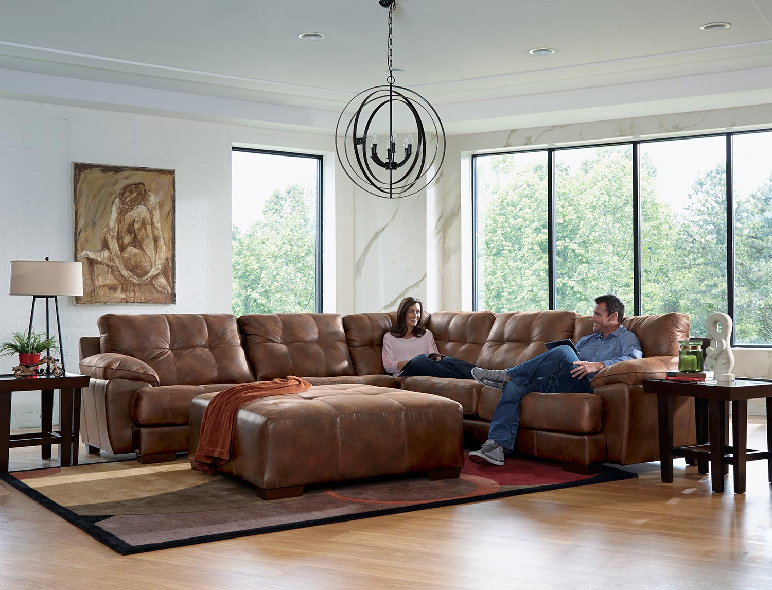 Jackson Drummond Sectional Sofa Set Sunset JF4296SECTSETSunset at